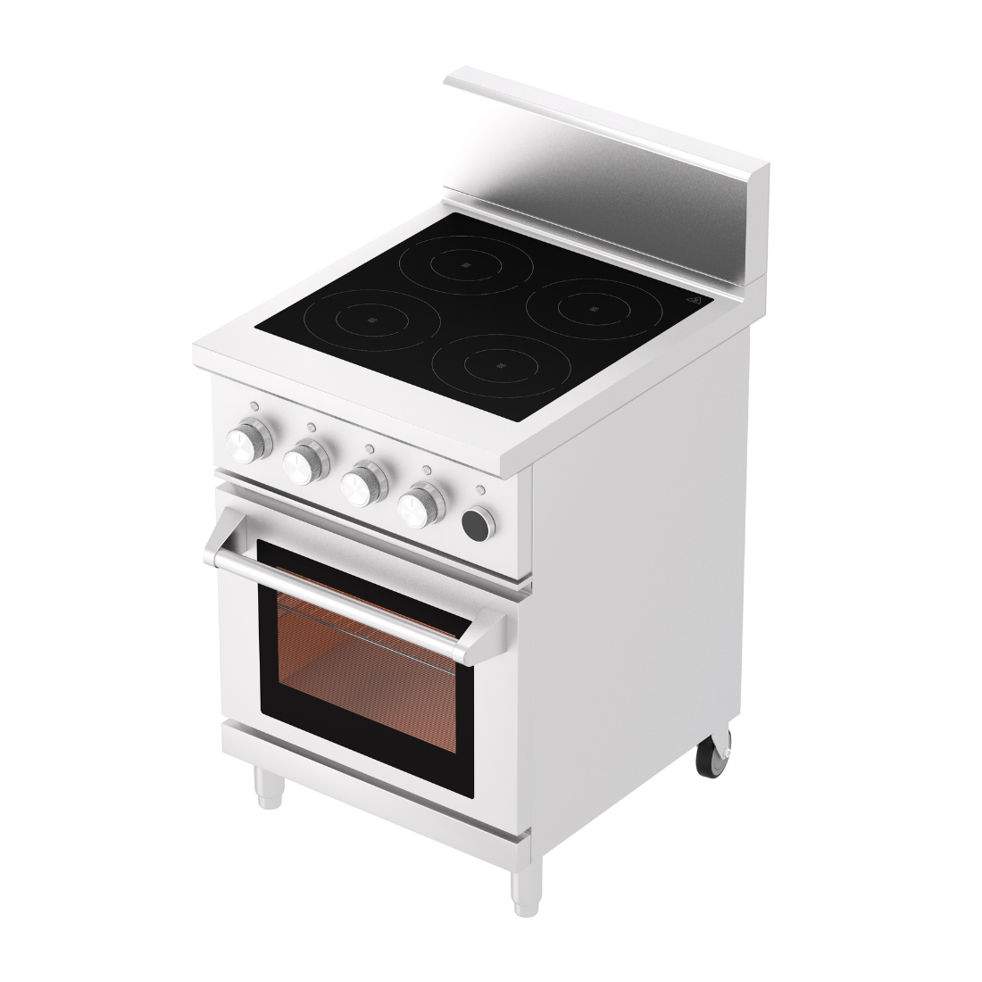 Brenner Volt 800 Series 4 Zones Induction Range with One Fan Forced Oven BREE8-600ICO - Whisk Hospitality - BREE8-600ICO