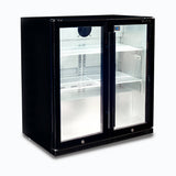 Bromic Back Bar Fridge - 190L - 2 Doors - Hinged