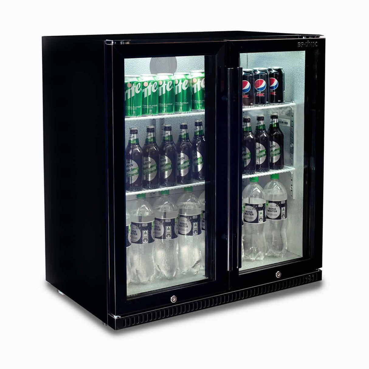 Bromic Back Bar Fridge - 190L - 2 Doors - Hinged