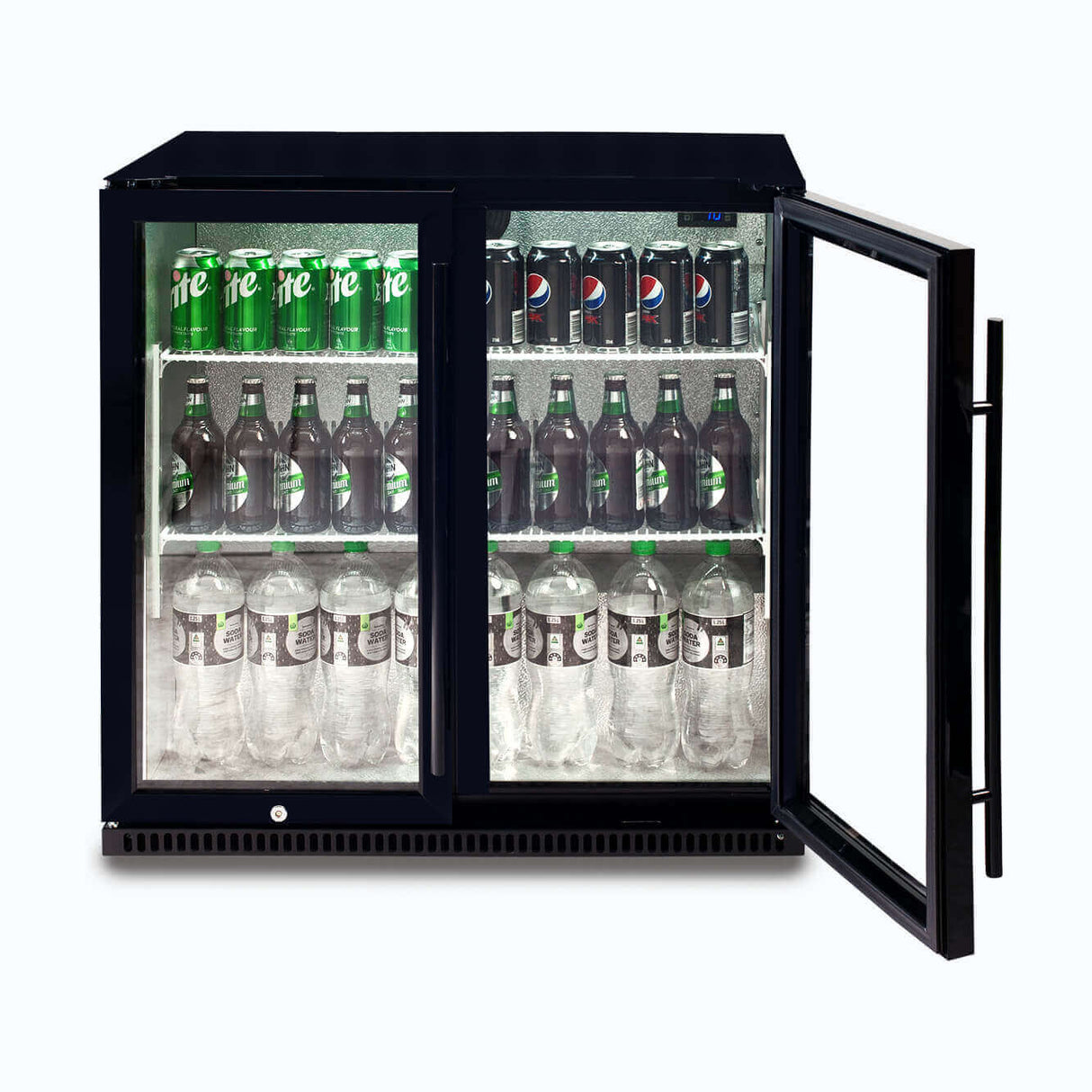 Bromic Back Bar Fridge - 190L - 2 Doors - Hinged