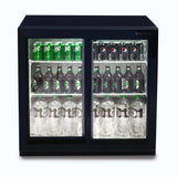 Bromic Back Bar Fridge - 190L - 2 Doors - Sliding