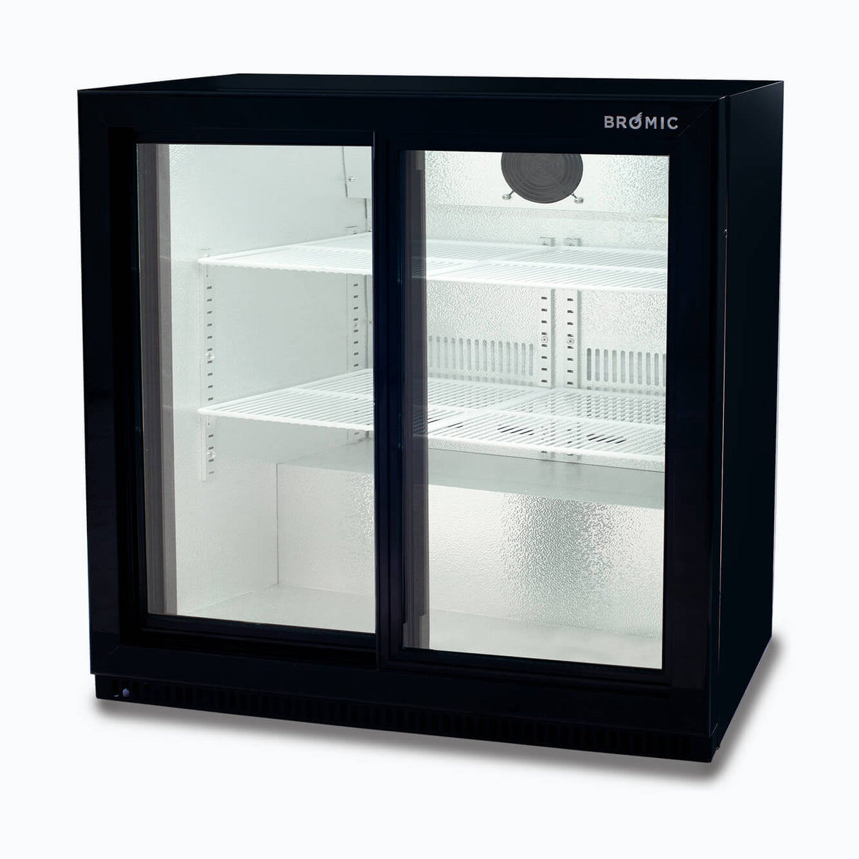 Bromic Back Bar Fridge - 190L - 2 Doors - Sliding