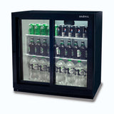 Bromic Back Bar Fridge - 190L - 2 Doors - Sliding