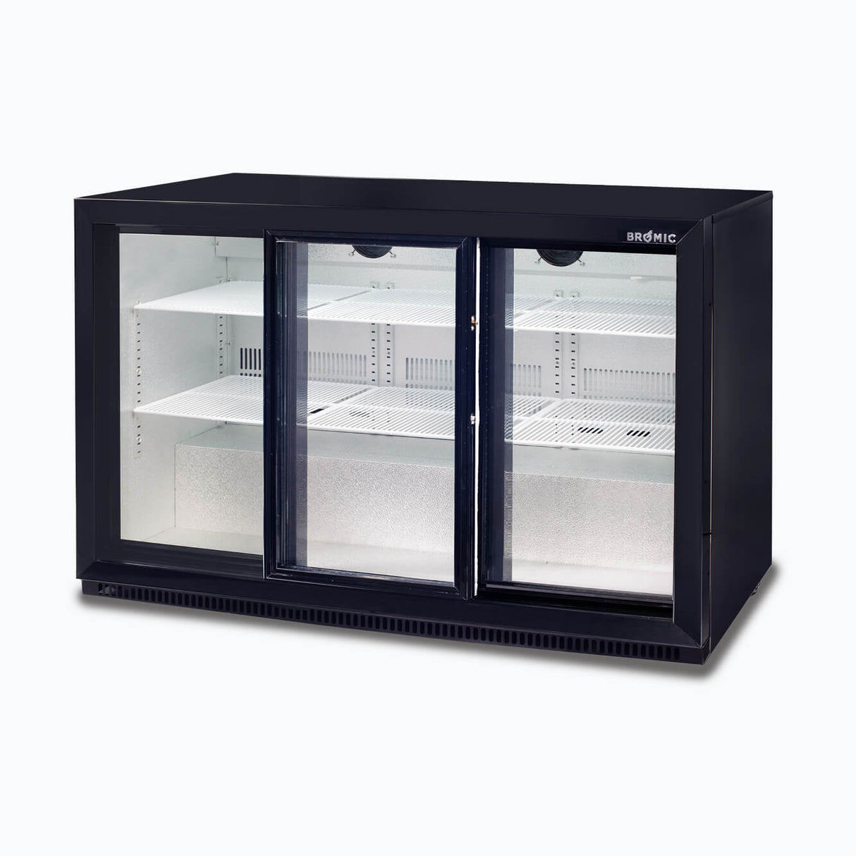 Bromic Back Bar Fridge - 307L - 3 Doors - Sliding