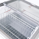 Bromic Display Chest Freezer Flat Glass Top 191L CF0200FTFG