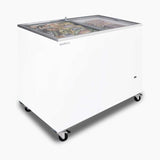 Display Chest Freezer - 296L - Flat Glass Top