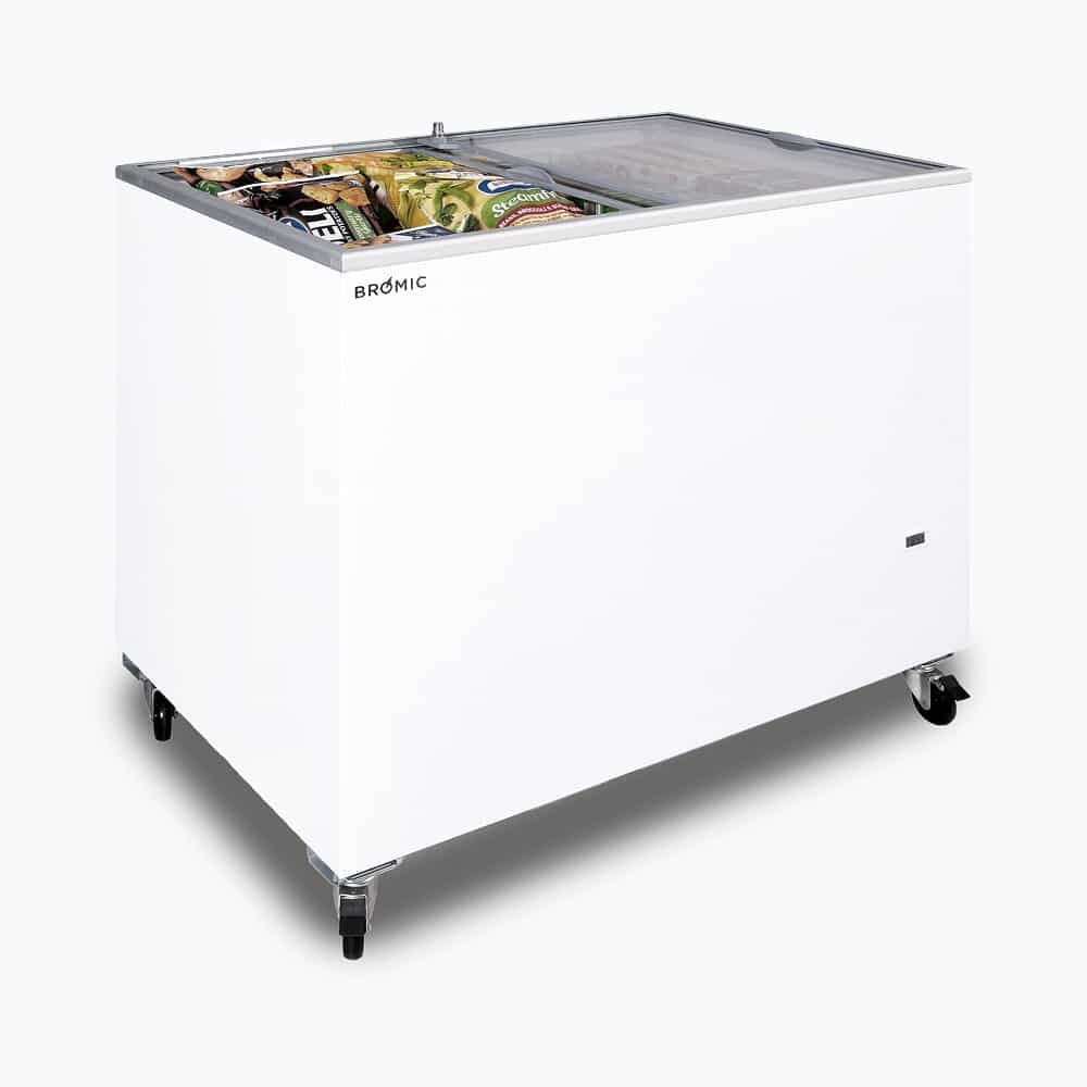 Display Chest Freezer - 296L - Flat Glass Top