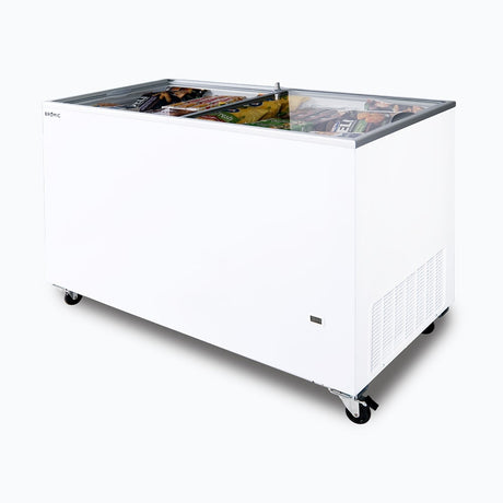 Bromic Display Chest Freezer Flat Glass Top 401L CF0400FTFG