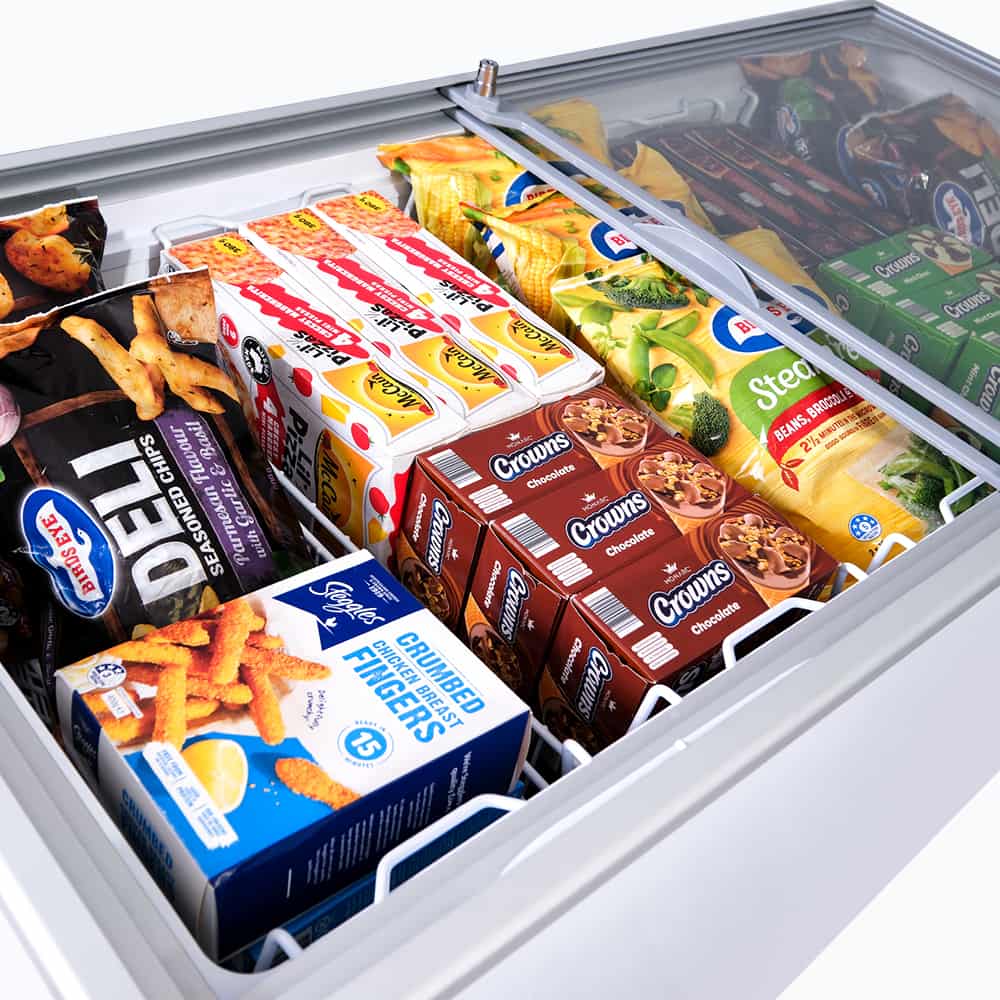 Bromic Display Chest Freezer Flat Glass Top 491L CF0500FTFG