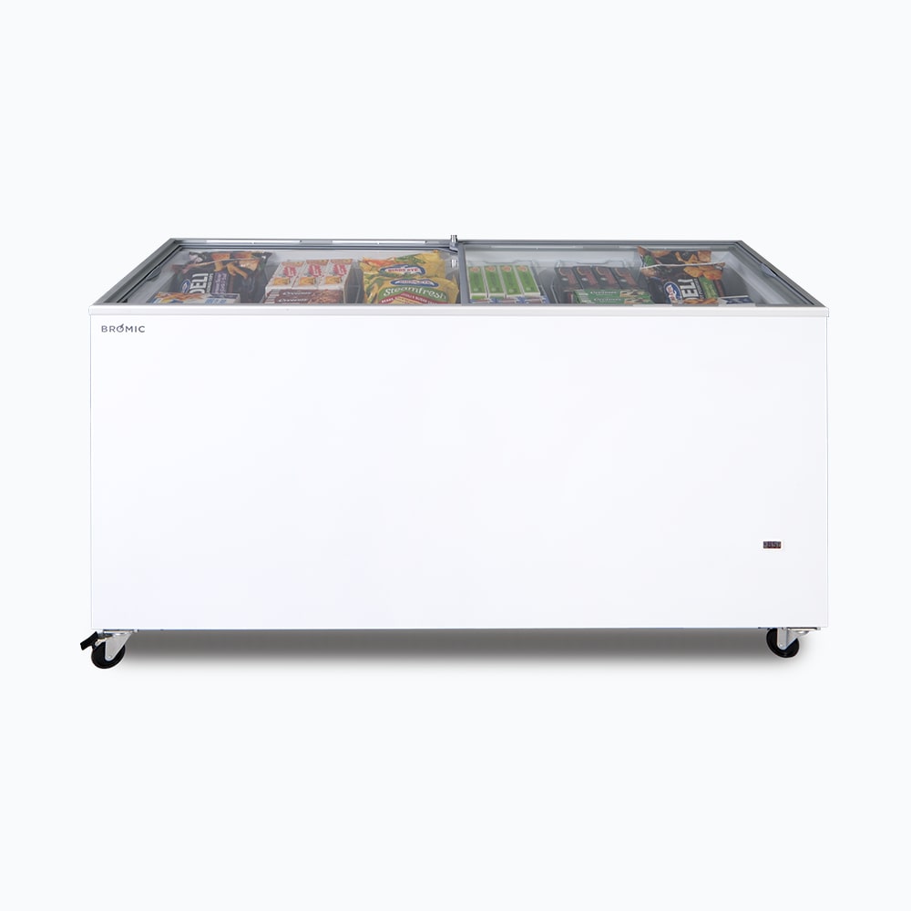 Display Chest Freezer - 491L - Flat Glass Top