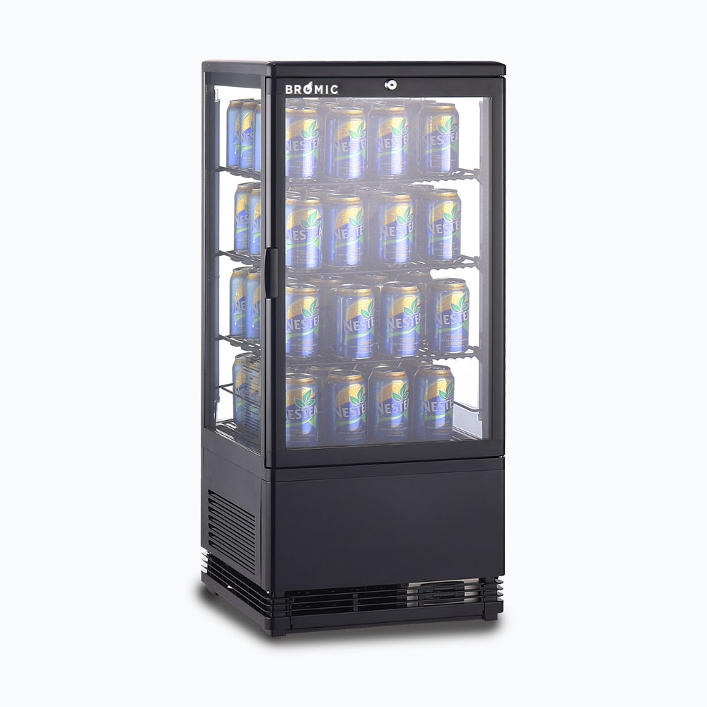 Bromic Countertop Beverage Fridge Flat Glass 78L LED CT0080G4B