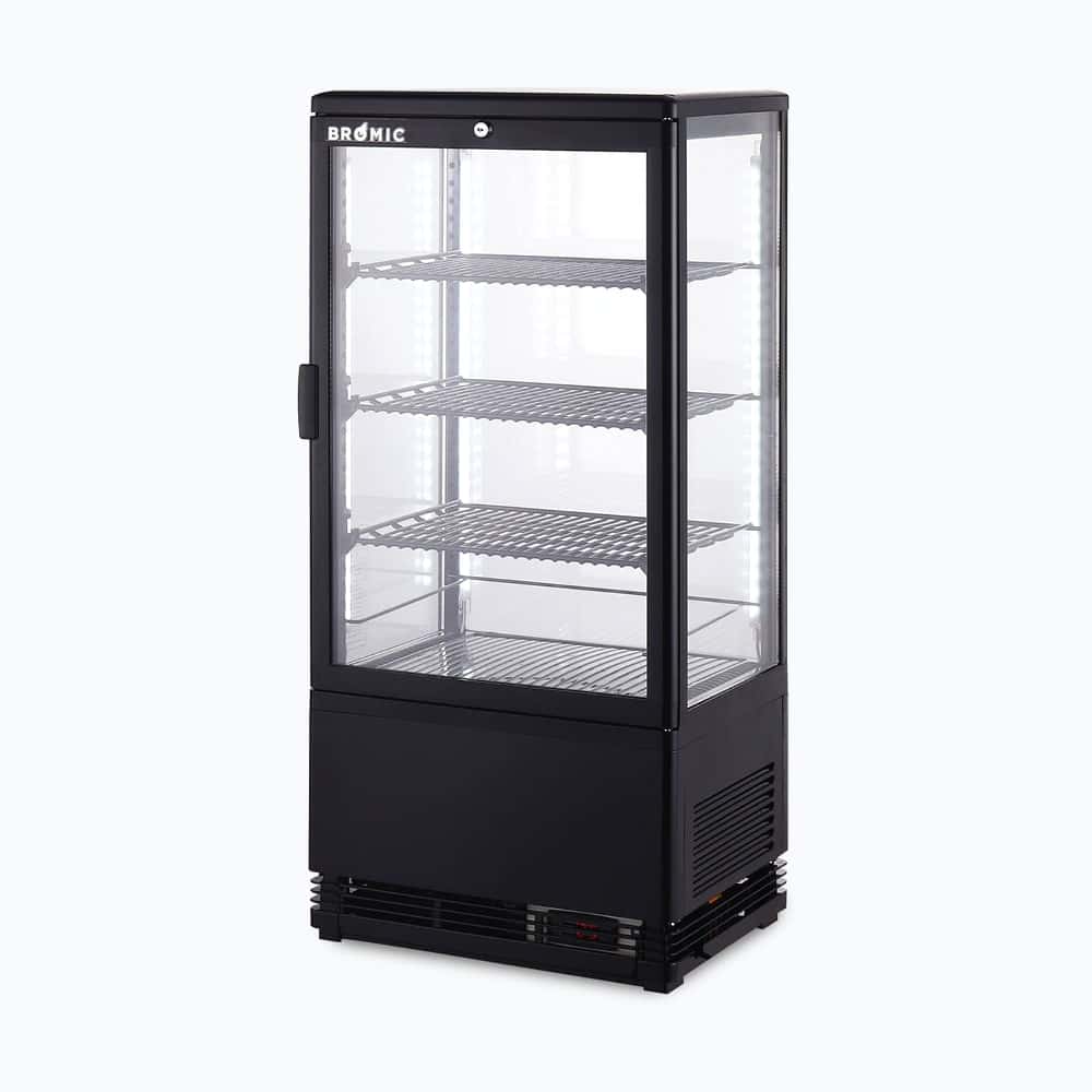 Countertop Fridge 78L - 1 Door - Flat Glass