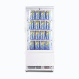 Bromic Countertop Beverage Fridge Flat Glass 78L LED CT0080G4W