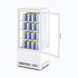 Bromic Countertop Beverage Fridge Flat Glass 78L LED CT0080G4W