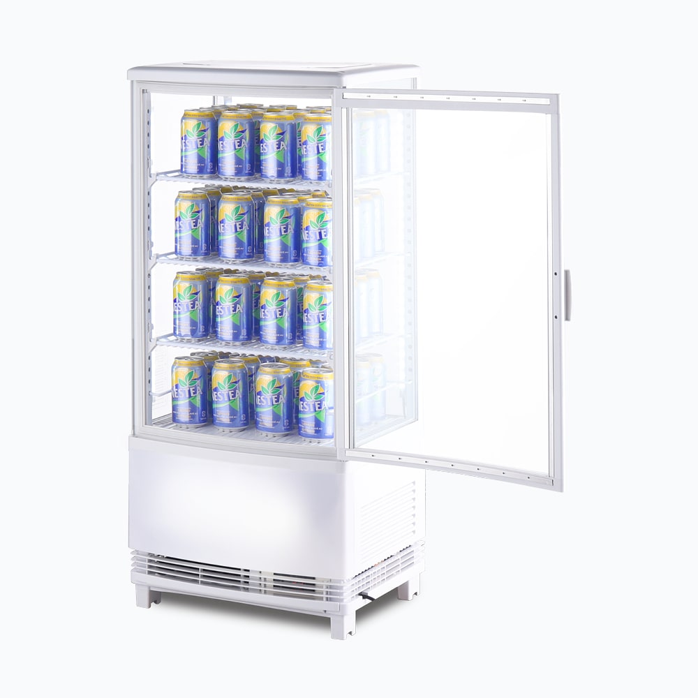 Bromic Countertop Beverage Fridge Curved Glass 80L LED CT0080G4WC