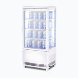 Bromic Countertop Beverage Fridge Curved Glass 80L LED CT0080G4WC