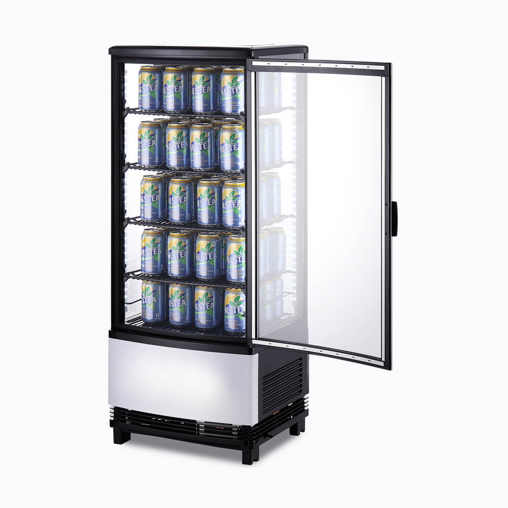 Bromic Countertop Beverage Fridge Curved Glass 98L LED CT0100G4BC