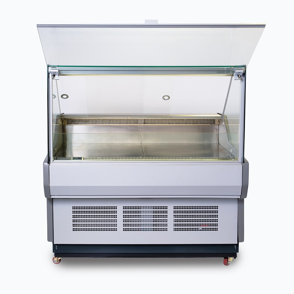 Bromic Square Glass Deli Display - 1330mm