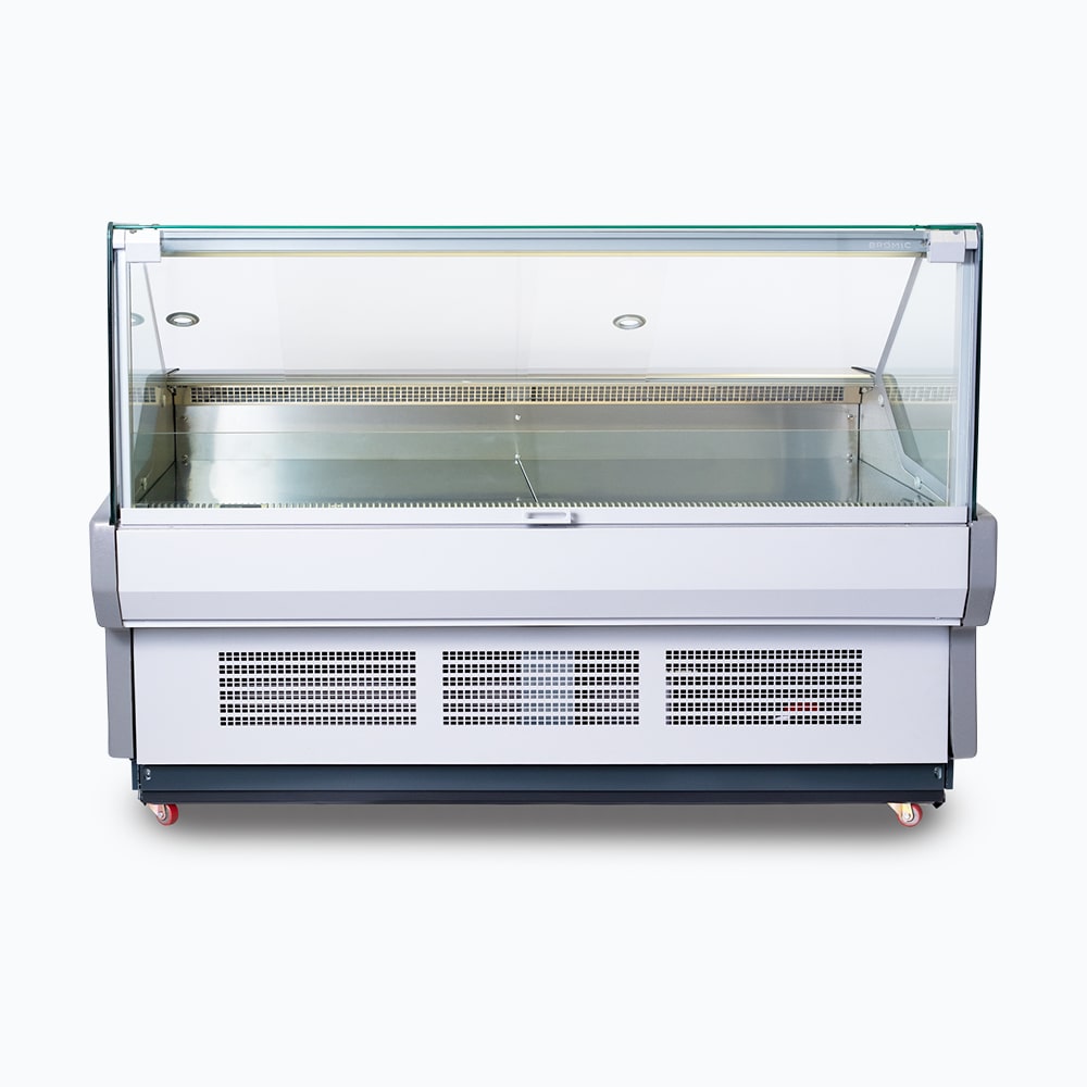 Bromic Square Glass Deli Display - 1955mm