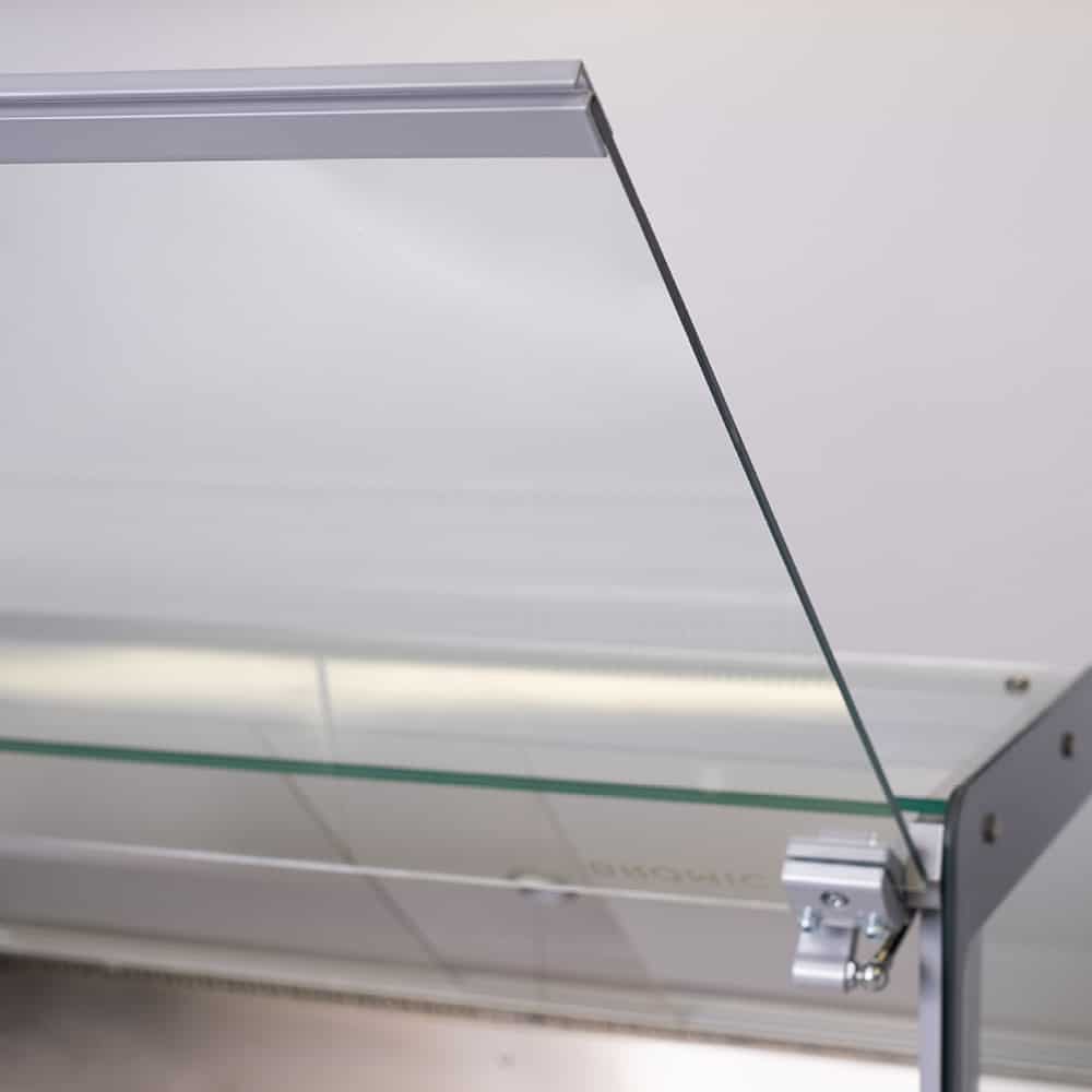 Bromic Square Glass Deli Display - 1955mm