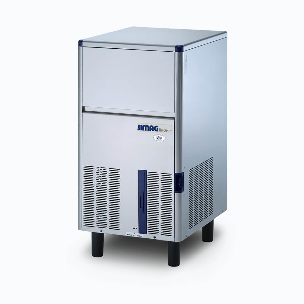 Self Contained Ice Machine - Solid Cube - 37kg/24h - 20kg cap