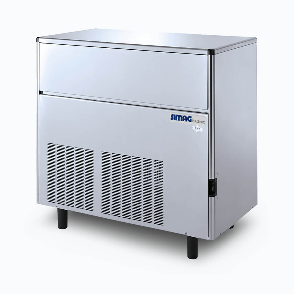 Self Contained Ice Machine - Solid Cube - 115kg/24h - 50kg cap