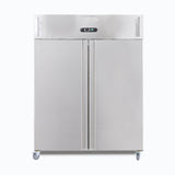 Upright Fridge - 1300L - 2 Doors - Stainless Steel