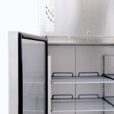 Upright Fridge - 1300L - 2 Doors - Stainless Steel