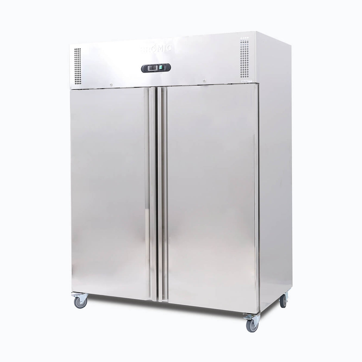 Upright Fridge - 1300L - 2 Doors - Stainless Steel