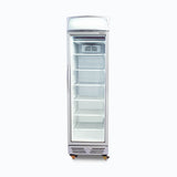 Bromic Upright Display Freezer with Lightbox Flat Glass Door 300L UF0374LS