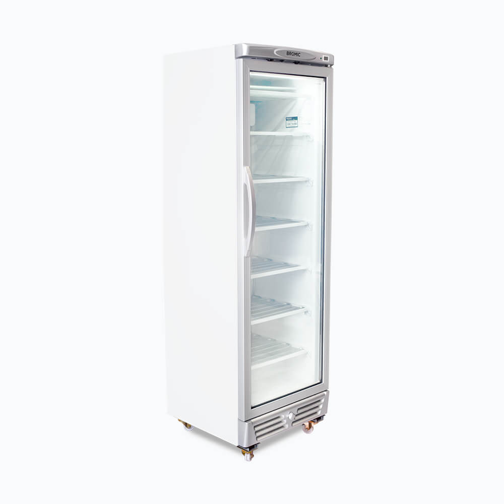 Upright Display Freezer - 300L - 1 Door - Flat Glass