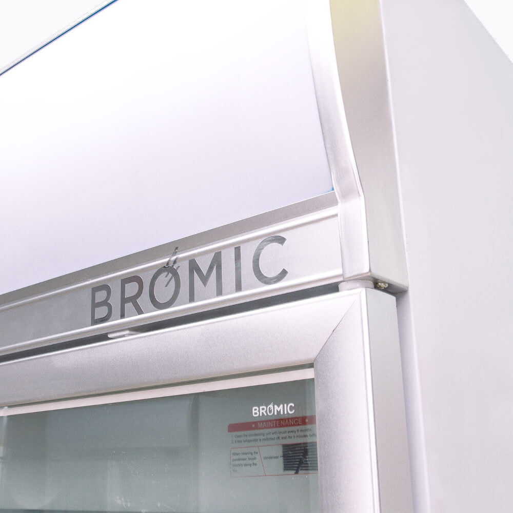 Bromic Upright Display Freezer Flat Glass Door 976L LED UF1000LF