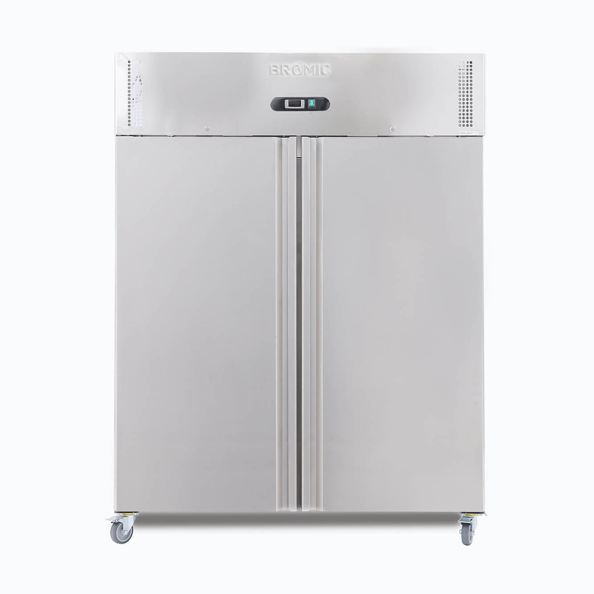 Upright Freezer - 1300L - 2 Doors - Stainless Steel