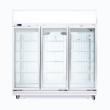 Bromic Upright Display Freezer Flat Glass Door 1507L LED UF1500LF