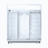 Bromic Upright Display Fridge Flat Glass Door 1507L LED GD1500LF