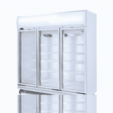 Bromic Upright Display Fridge - 1507L - 3 Doors - Flat Glass - Lightbox