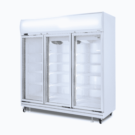 Bromic Upright Display Fridge Flat Glass Door 1507L LED GD1500LF