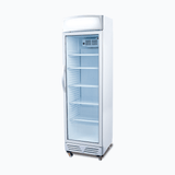 Bromic Upright Display Fridge with Lightbox Flat Glass Door 372L GM0374L