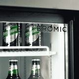 Bromic Upright Display Fridge with Lightbox Sliding Glass Door 945L GM0980LS