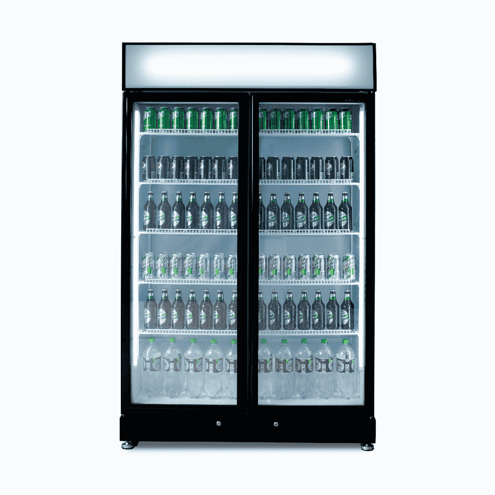 Bromic Upright Display Fridge Flat Glass Door LED GM1000LB ECO