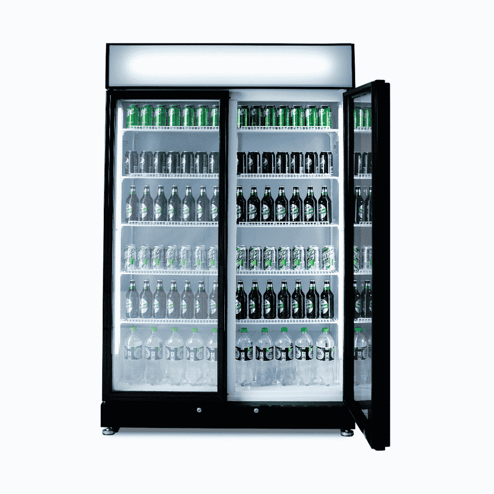 Bromic Upright Display Fridge Flat Glass Door LED GM1000LB ECO