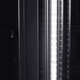 Bromic Upright Display Fridge - 1126L - 2 Door - Flat Glass - Black