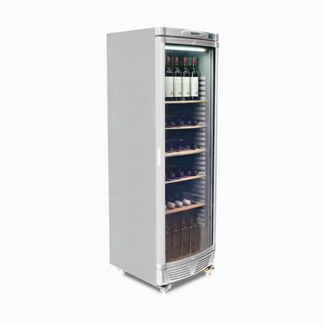 Wine Fridge - 372L - 1 Door - Curved Glass