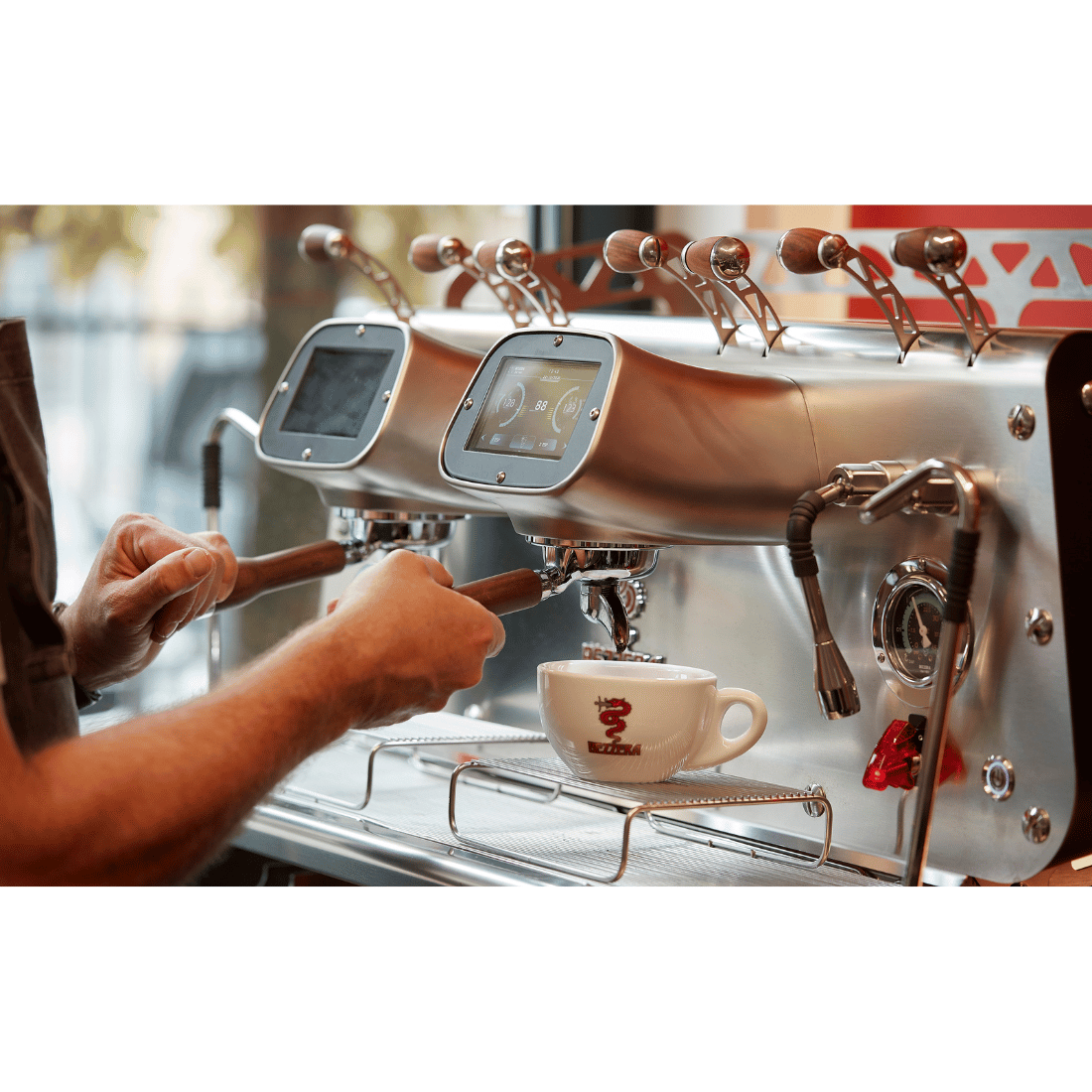 Bezzera VICTORIA Black 3-Group Professional Espresso Machine - BZVICTORIA3B