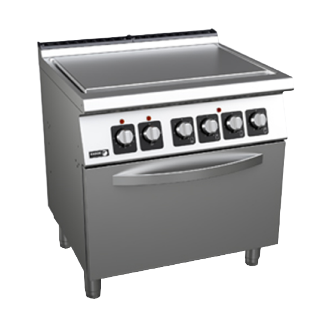 Fagor Kore 700 Series 800mm Electric Solid Top Range with GN 2/1 Oven C-E711 - Whisk Hospitality - C-E711