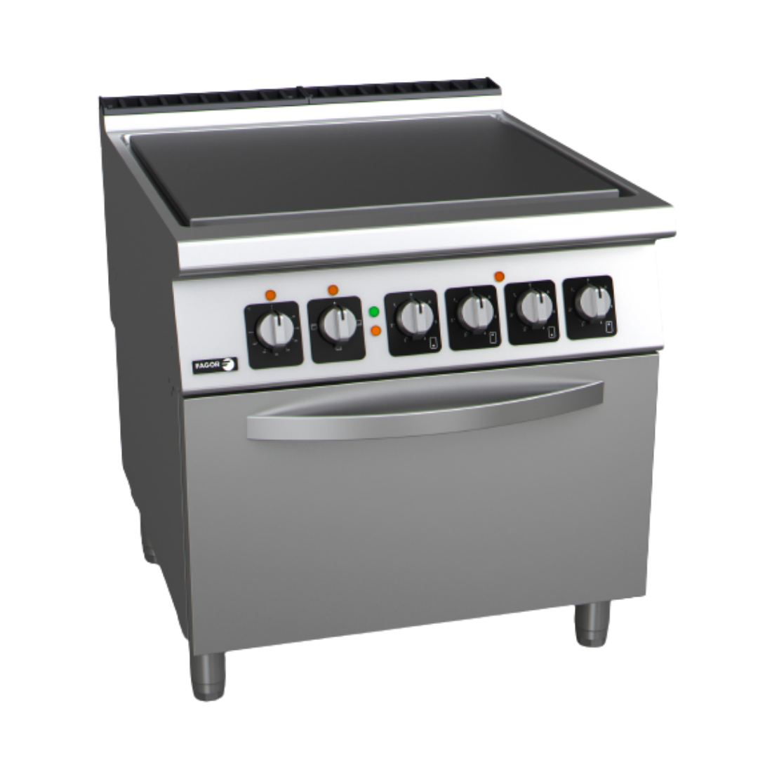 Fagor Kore 900 Series 800mm Electric Solid Top Range with GN 2/1 Oven C-E911 - Whisk Hospitality - C-E911