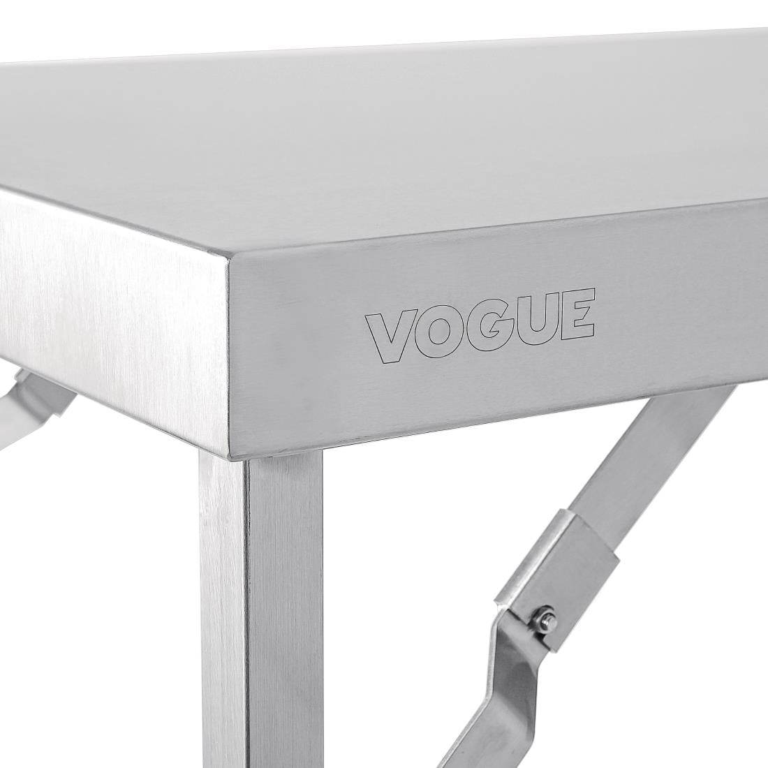 Vogue St/St Folding Table - 1800x600x900mm CB906