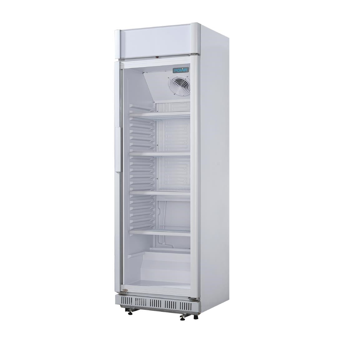 Polar C-Series Upright Display Cooler with Light Box - 346Ltr CC064-A