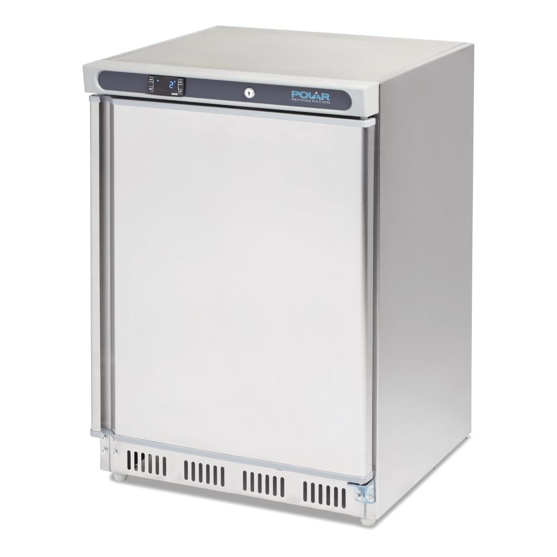 Polar C-Series Stainless Steel Under Counter Fridge - 150Ltr CD080-A