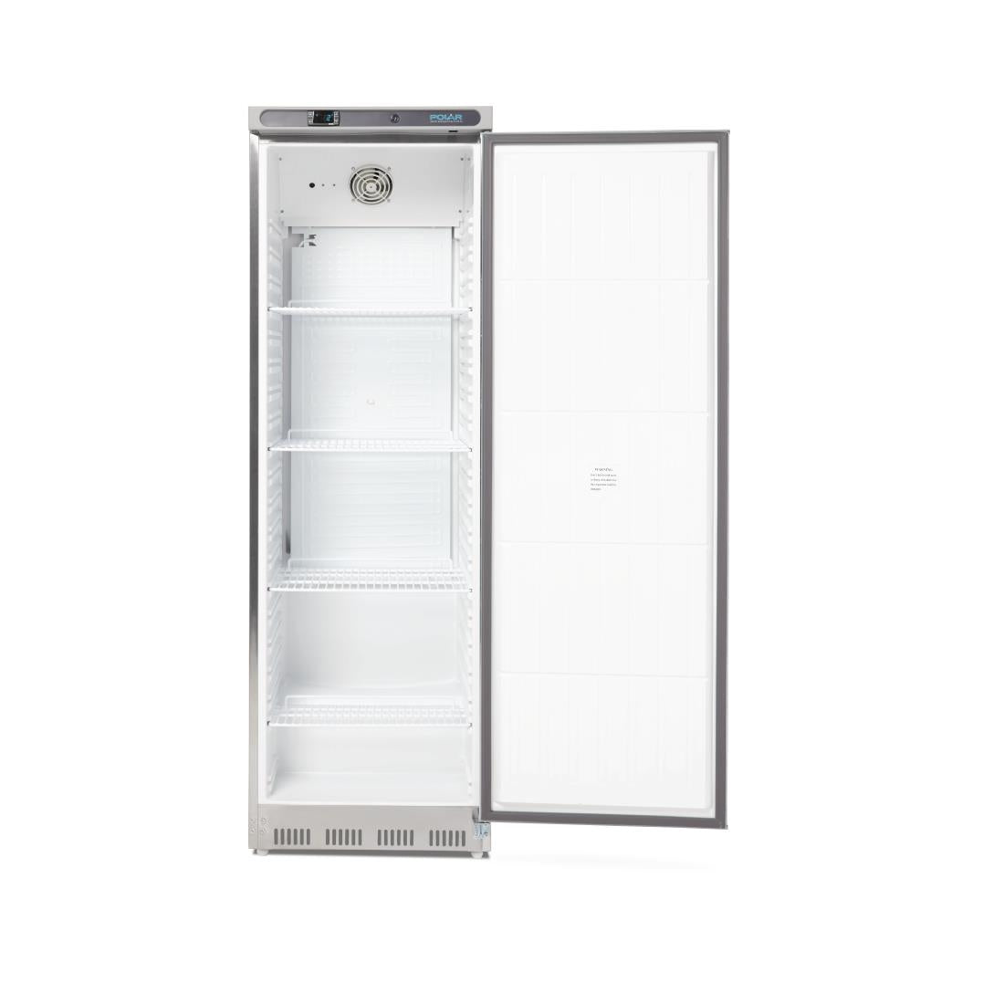 Polar C-Series Stainless Steel Upright Fridge - 400Ltr CD082-A